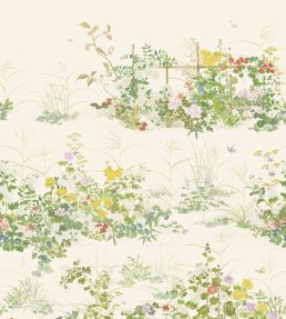 Scenic Flora Mural by Cole & Son Natural White