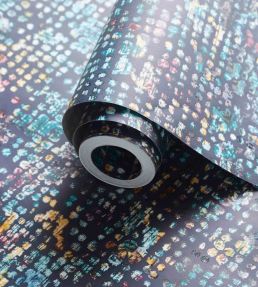 Scintilla Wallpaper by Clarke & Clarke Midnight