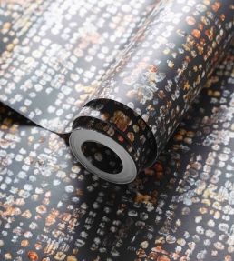 Scintilla Wallpaper by Clarke & Clarke Spice/Dusk