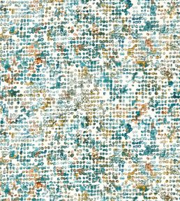 Scintilla Wallpaper by Clarke & Clarke Teal/Spice