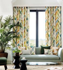 Hikkaduwa Fabric by Scion Tangerine