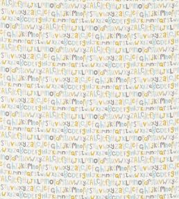 Letters Play Fabric by Scion Hemp/Biscuit/Paper