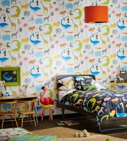 Animal Magic Wallpaper by Scion Tutti Frutti/Chalk