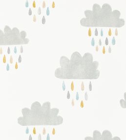April Showers Wallpaper by Scion Slate/Pickle/Paper