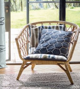 Aikyo Fabric by Scion Midnight