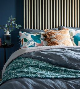 Akira Fabric by Scion Ginger / Teal