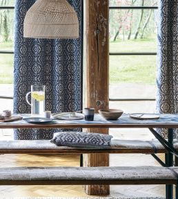 Kazue Fabric by Scion Strong Ink
