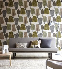 Cedar Wallpaper by Scion Blush / Toffee / Taupe
