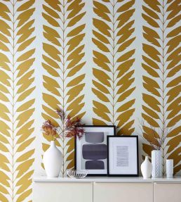 Malva Wallpaper by Scion Liquorice