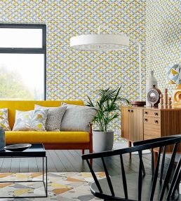 Lintu Wallpaper by Scion Dandelion / Butterscoth / Pebble