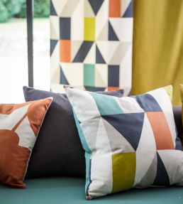 Nuevo Fabric by Scion Citrus / Paprika / Forest