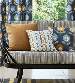 Paikka Fabric by Scion Pink Grapefruit / Sky / Julep