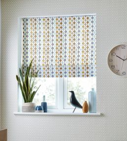 Paikka Fabric by Scion Pink Grapefruit / Sky / Julep