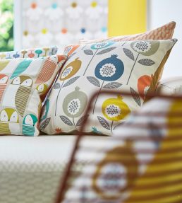 Pepino Fabric by Scion Pink Grapefruit / Sunshine
