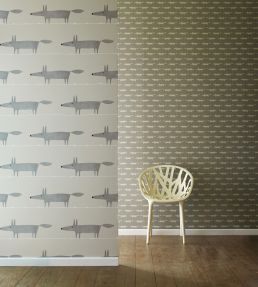 Little Fox Wallpaper by Scion Silver