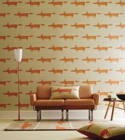 Mr Fox Wallpaper by Scion Ginger