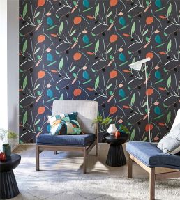 Oxalis Wallpaper by Scion Kiwi / Juniper