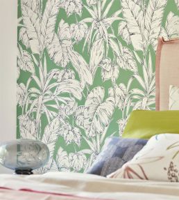 Parlour Palm Wallpaper by Scion Raffia