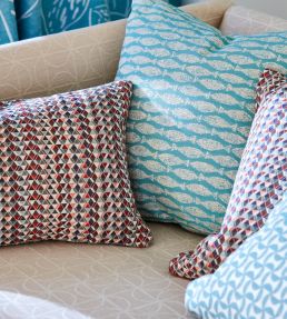 Samaki Fabric by Scion Paprika
