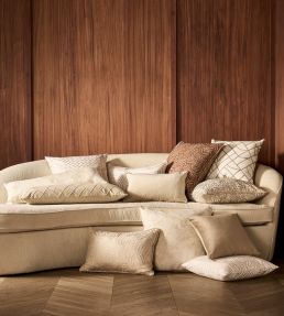 Scipio Fabric by Clarke & Clarke Ivory