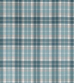 Scot's Plaid Fabric by Thibaut Spa Blue