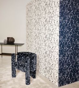 Scribble Wallpaper by Kirkby Design Monochrome