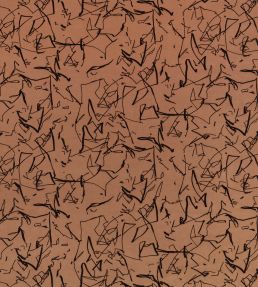 Scribble Recycled Fabric by Kirkby Design Amber