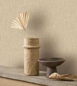 Scribe Wallpaper by Casadeco Beige Raphia