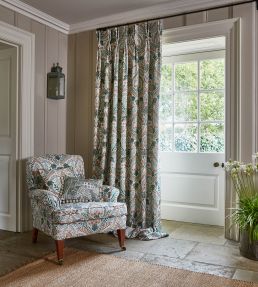 Script Fabric by Prestigious Textiles Cherry