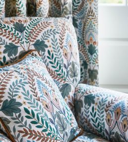 Script Fabric by Prestigious Textiles Cherry