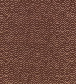 Scroll Fabric by Kirkby Design Dark Chocolate