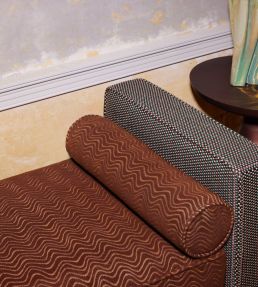 Scroll Fabric by Kirkby Design Tobacco