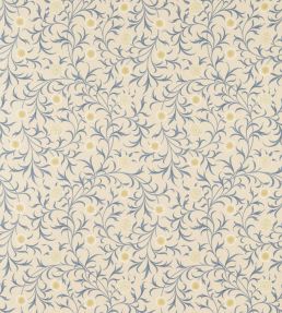Scroll Fabric by Morris & Co Parchment/Mineral