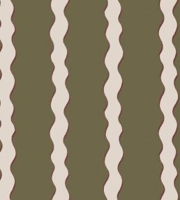 Scroll Stripe Fabric by Parker & Jules Hunter