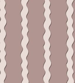 Scroll Stripe Fabric by Parker & Jules Plaster