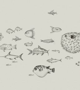 Sea Current Mural by Coordonne Ink