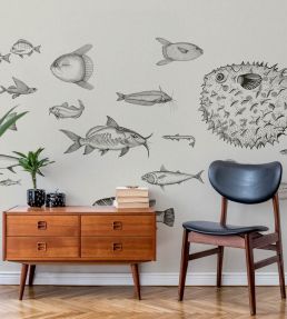 Sea Current Mural by Coordonne Ink
