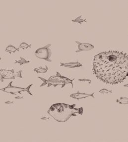 Sea Current Mural by Coordonne Nude