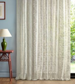 Sea Fern Fabric by Sanderson Seaspray White