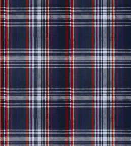 Seaport Plaid Wallpaper by MINDTHEGAP Navy Blue