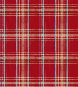 Seaport Plaid Wallpaper by MINDTHEGAP Red