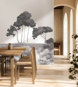 Seaside Mural by Caselio Noir et blanc