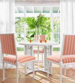 Seaside Stripe Fabric by Thibaut Kiwi
