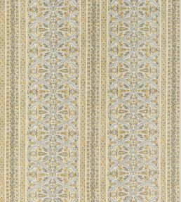 Seaton Stripe Fabric by Baker Lifestyle Yellow / Pebble