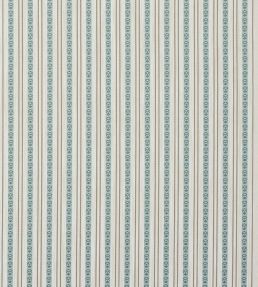 Seaton Stripe Fabric by Colefax and Fowler Aqua