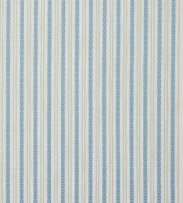 Seaton Stripe Fabric by Colefax and Fowler Blue