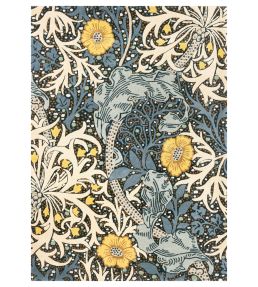 Morris & Co Seaweed rug Teal 127008-140200-US Teal