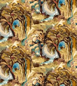 Secret Lagoon Midi Fabric by Arley House Henna