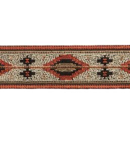 Sedona Embroidered Border Trimming by Samuel & Sons Pinon