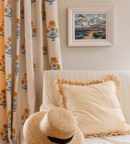 Seed Fabric by Molly Mahon Mustard